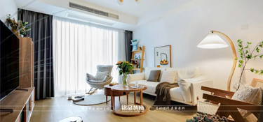 『設(shè)計』北歐風(fēng)的小三房，巧用綠植與原木搭配出溫馨的家！