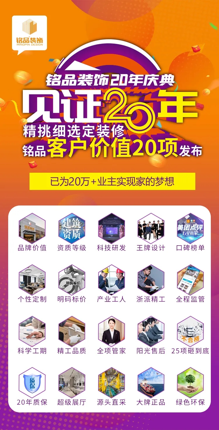 杭州裝修公司20周年慶